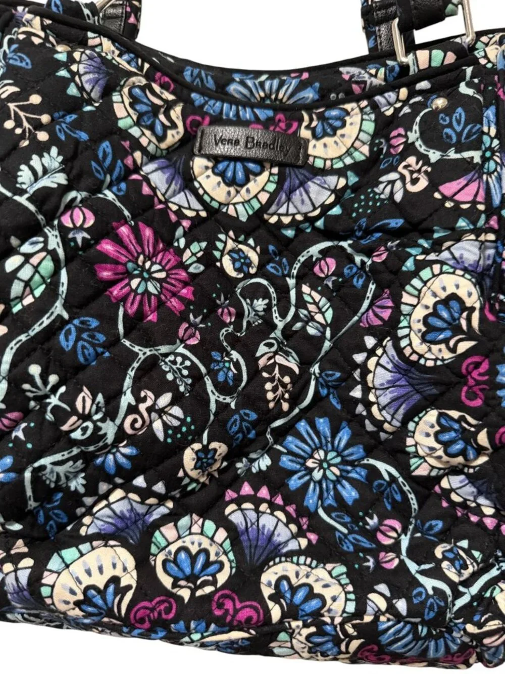 Vera Bradley Retired Bramble Glenna Satchel Shoulder Bag Purse - Picture 2 of 14
